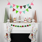 Northlight 4ft. Green & Red Pom Pom Christmas Garland - image 2