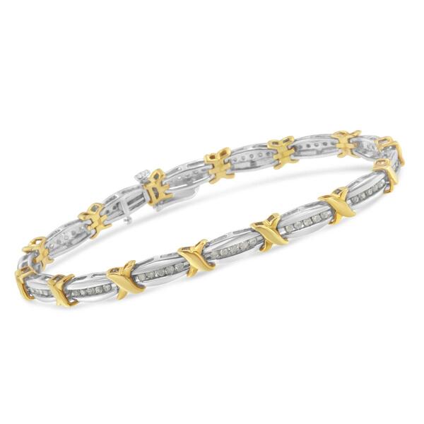 Diamond Classics&#8482; Sterling Silver X-Link Tennis Bracelet