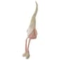 Northlight Seasonal Sitting Gnome w/ Floral Knitted Hat Figurine - image 4