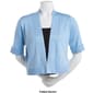 Womens 89th & Madison Elbow Sleeve Roll Tab Shrug - image 6