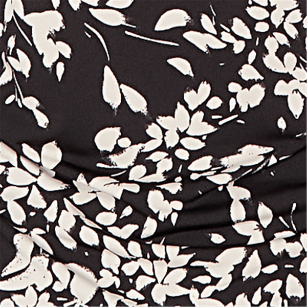 Womens Emaline Key Items Short Sleeve Laced Neck Floral Blouse