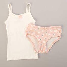Toddler Girl Poppy & Clay Floral Bow Camisole & Underwear Set