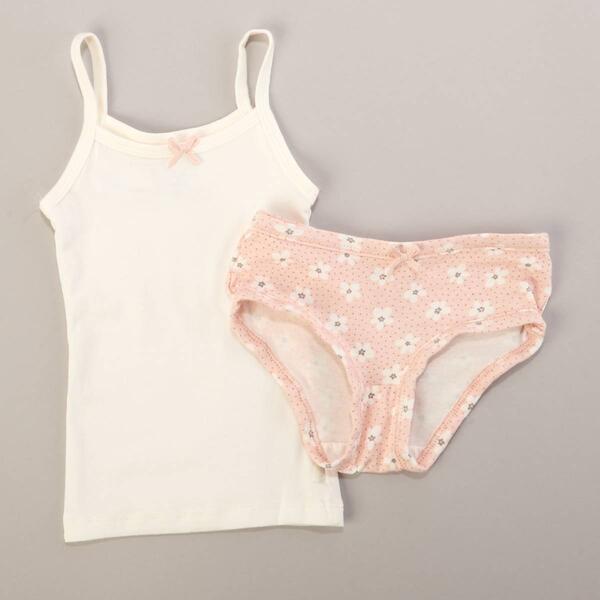 Toddler Girl Poppy & Clay Floral Bow Camisole & Underwear Set - image 