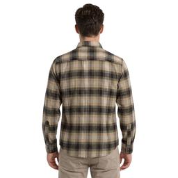 Young Mens Architect® Jean Co. Flannel Shirt - Green/Cream