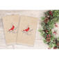 Linum Home Textiles Christmas Cardinal Hand Towels - Set of 2 - image 1