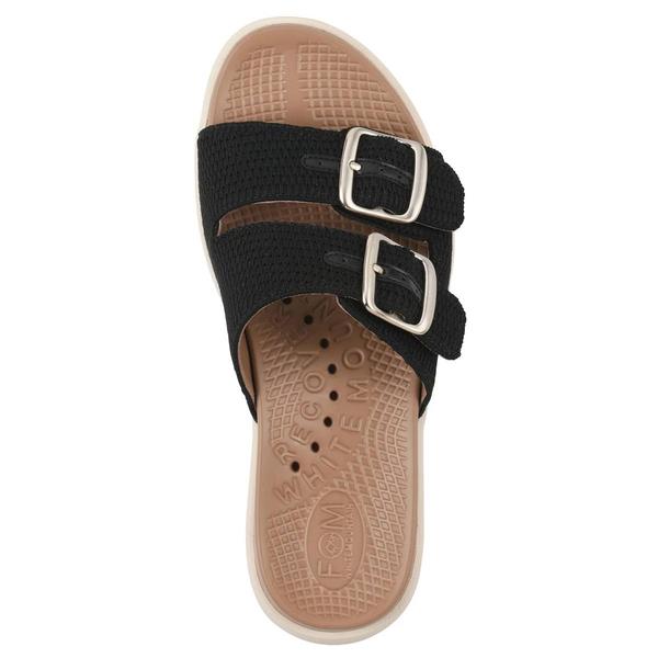 Womens White Mountain Nanny Recovery Slides