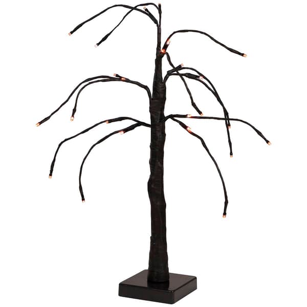 Northlight Seasonal 24in. Orange Lighted Halloween Twig Tree