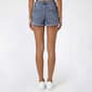 Juniors Celebrity Pink Mid Rise Flip Fray Shorts - image 7