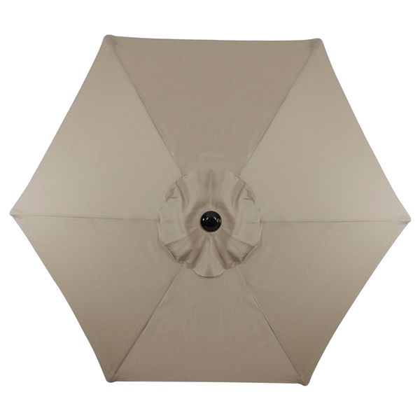Northlight 6.5ft. Taupe Outdoor Patio Market Umbrella