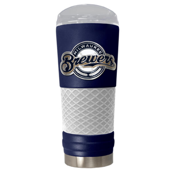 MLB Milwaukee Brewers DRAFT Powder Coated Stainless Steel Tumbler - image 