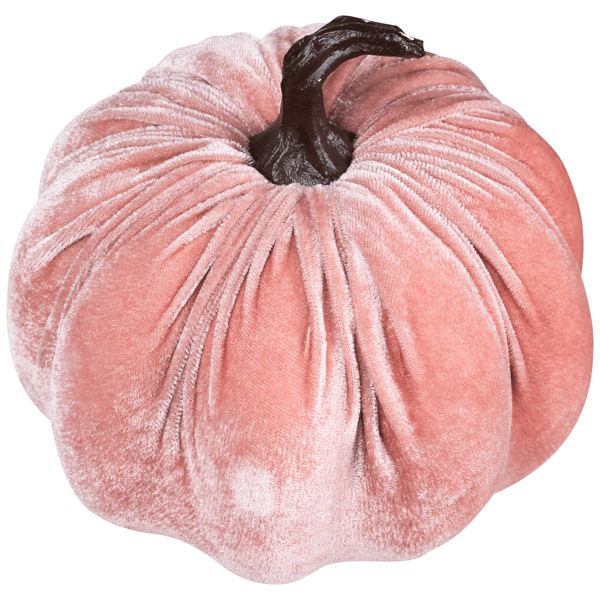 Northlight Velour Pumpkin Glittered Fall Harvest Decoration