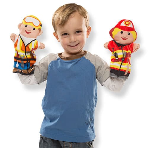 Melissa &amp; Doug® Jolly Helper Hand Puppets