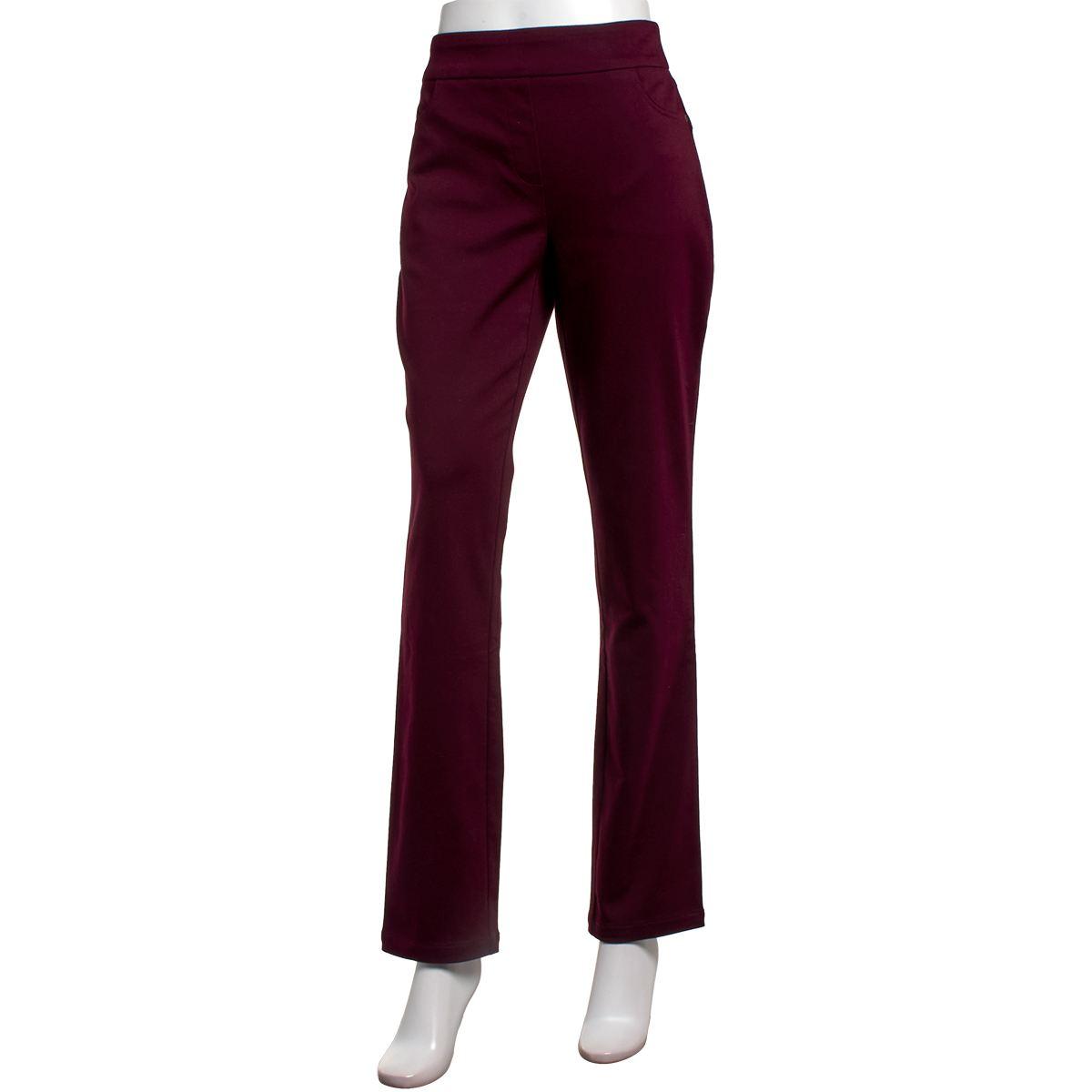 Womens Napa Valley Elastic Waist Super Stretch Pants - Short
