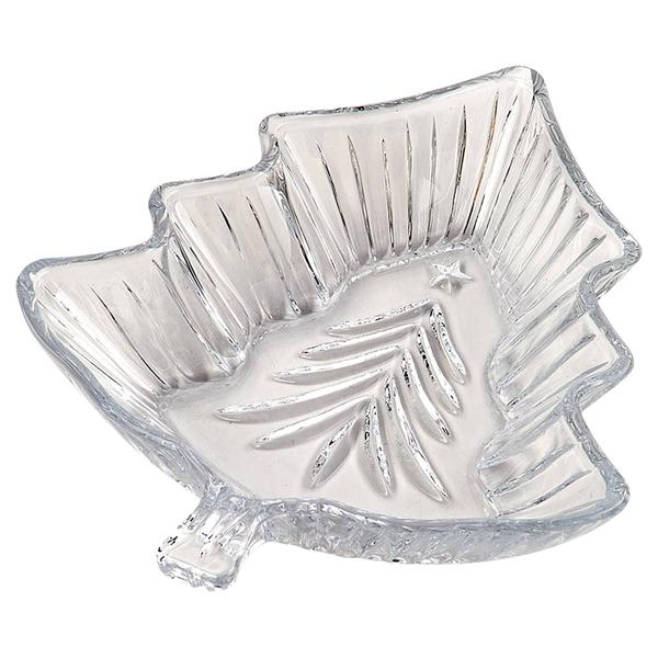 Godinger Crystal Tree Tray Clear - image 