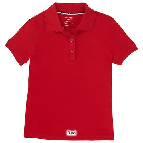 Girls (7-14) Short Sleeve Polo