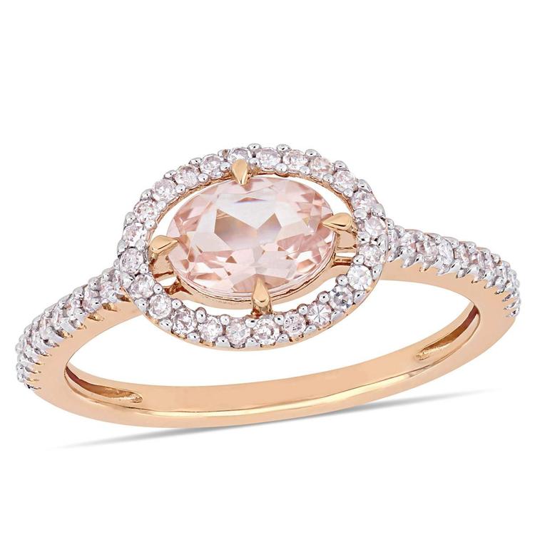 Gemstone Classics(tm) 14kt. Rose Gold 1/4ctw. Diamond Ring