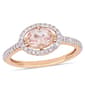 Gemstone Classics&#40;tm&#41; 14kt. Rose Gold 1/4ctw. Diamond Ring - image 1