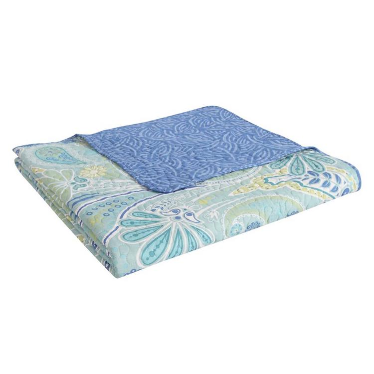VCNY Home Harmony Reversible Paisley Quilt Set - Full/Queen