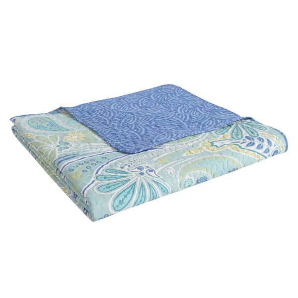 VCNY Home Harmony Reversible Paisley Quilt Set - Full/Queen