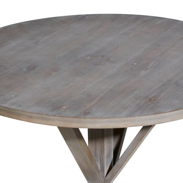 9th & Pike&#174; Brown Wood Farmhouse Accent Table