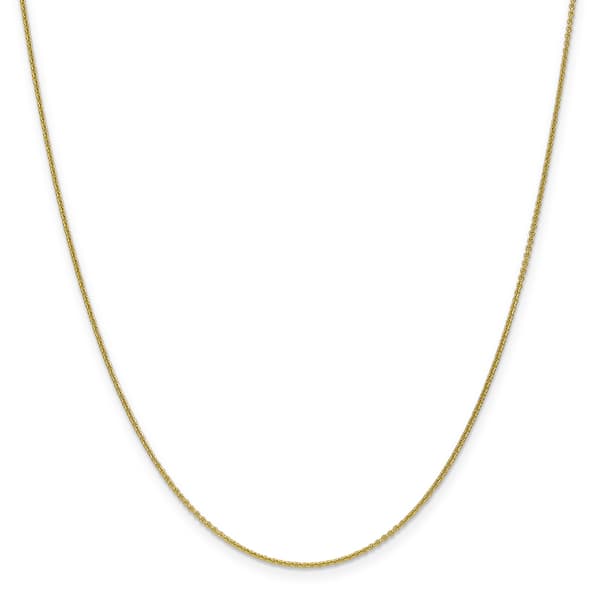 Gold Classics&#40;tm&#41; 10kt. Yellow Gold 1mm 18in. Chain Necklace - image 