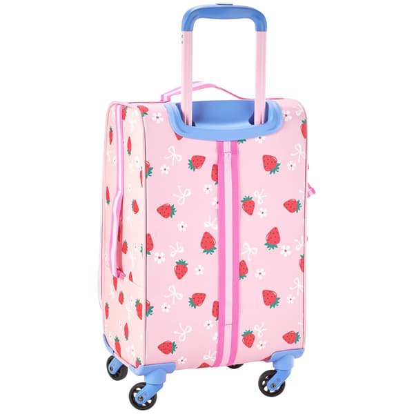 Bon Voyage Kids 21in. Soft Side Strawberry Spinner Luggage