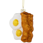 Northlight 3.75in. Eggs & Bacon Glass Christmas Hanging Ornament - image 4