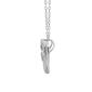 Diamond Classics&#8482; Sterling Silver Diamond Heart Pendant Necklace - image 3