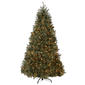 National Tree 7.5ft Blue Asbury Fir Pre-Lit Christmas Tree - image 1