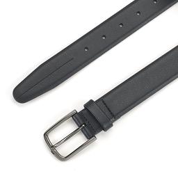 John Henry Matte Buckle Faux Leather Belt