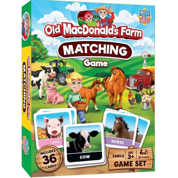 MasterPieces Old McDonald''s Farm Matching Game - image 