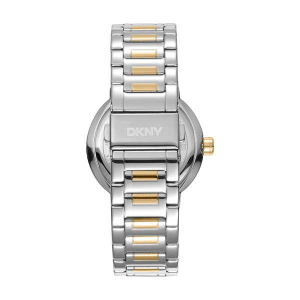 Womens DKNY Eastside Logo Gold Two-Tone Watch - DK1L023M0055