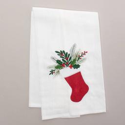 Stocking Holly Kitchen Towel