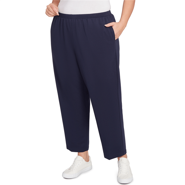 Plus Size Alfred Dunner Classics_F5 Women''s French Terry Knit Ca