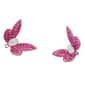 Betsey Johnson Garden Glam Butterfly Stud Earrings - image 2