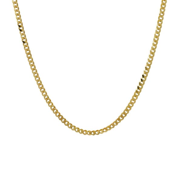 16in. Polished Vermeil Grometta Chain Necklace - image 