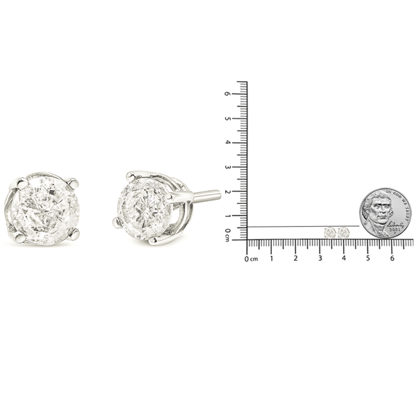Haus of Brilliance 3/4ctw Lab Grown Diamond Classic Stud Earrings