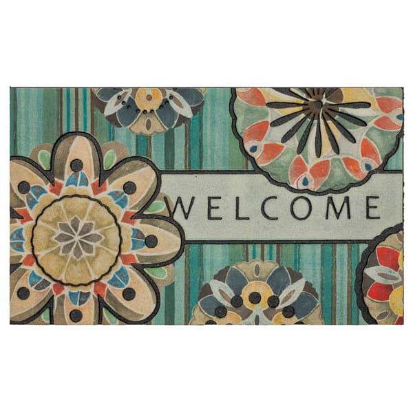 Mohawk Home Playful Medallion Welcome Rectangle Doormat - image 