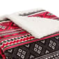 Eddie Bauer Classic Fair Isle Sherpa Throw Blanket - 50x60 - image 2