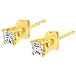 Haus of Brilliance 14kt. Gold 1/2ctw. Diamond Stud Earrings