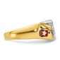 Mens Gentlemen&#8217;s Classics&#8482; 14kt. Gold 1/5ctw Diamond Shriner Ring - image 6