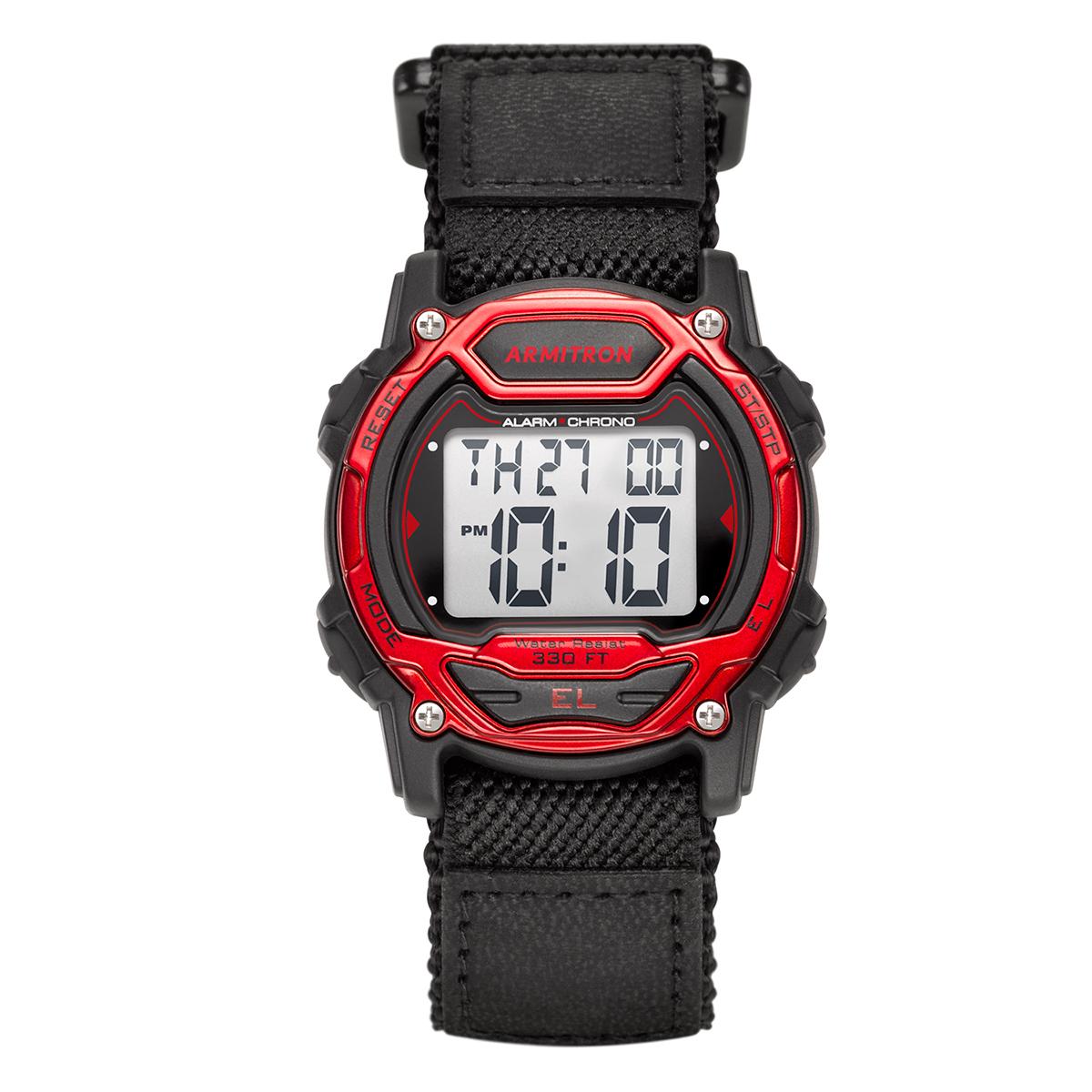 Womens Armitron Digital Chronograph Watch - 45-7004RED