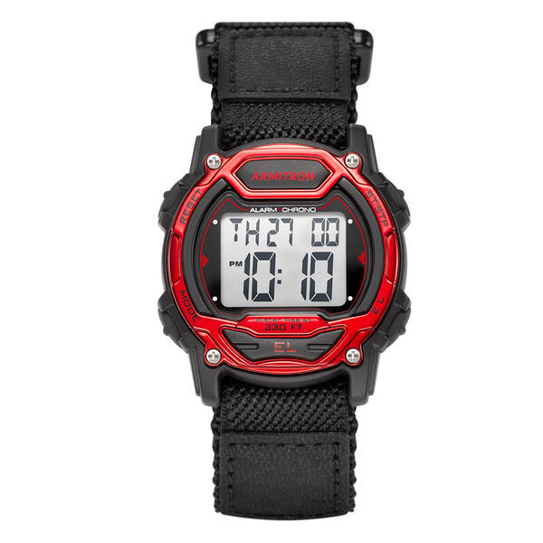 Womens Armitron Digital Chronograph Watch - 45-7004RED - image 