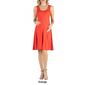 Womens 24/7 Comfort Apparel Solid Maternity Fit and Flare Dress - image 5