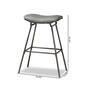 Baxton Studio Jette 2 Piece Bar Stool Set - image 8