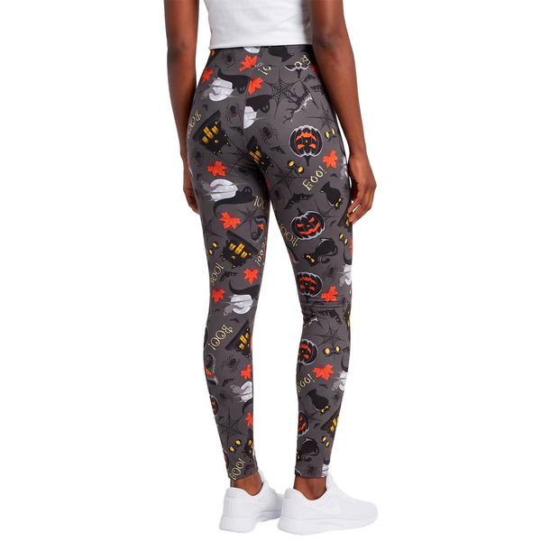 Womens  Runway Ready Pumpkins/Leaves Halloween Leggings