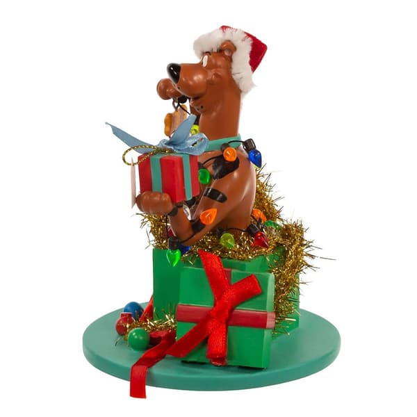 Kurt S. Adler 5in. Foam Mache Scooby Doo In Present
