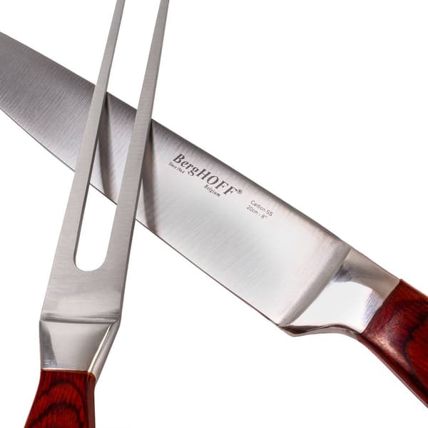 BergHOFF Pakka Stainless Steel 7pc. Steak & Carving Set