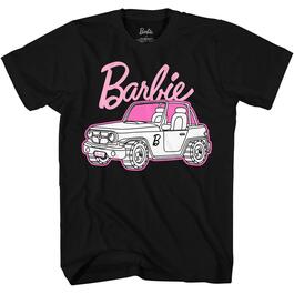 Young Mens Barbie&#40;R&#41; Jeep Graphic Tee