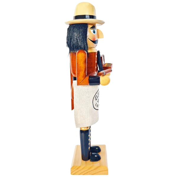 Santa''s Workshop 14in. Cigar Aficionado Nutcracker